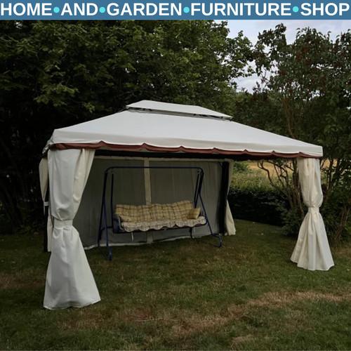 Large gazebo with sides - large,