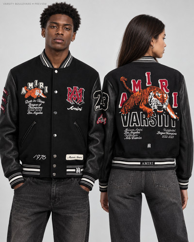 Amiri men black varsity - men’s,