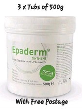 Epaderm Ointment for Psoriasis and Dry Skin Moisturisers 500gx3 -RRP £39