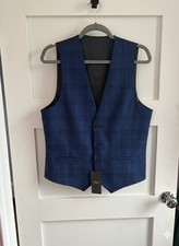 Men's Vanilla Navy Blue Check