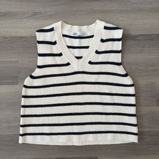 Zara Knit Vest Womens Small