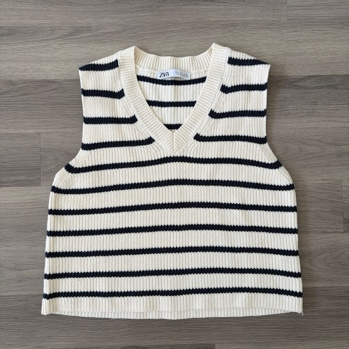 Zara knit vest womens small - knit,