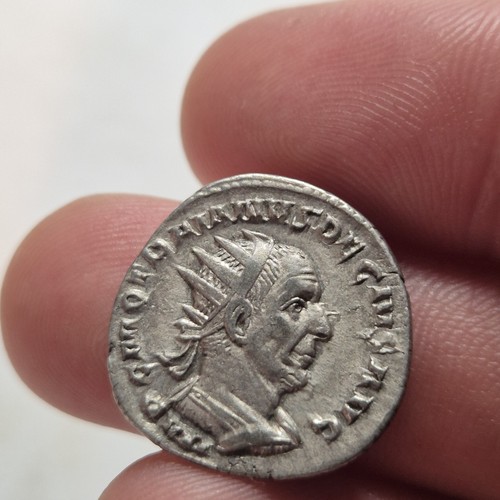 Genuine trajan decius silver - decius,
