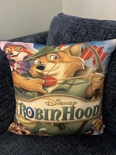 Disney Robin Hood Retro Movie Film Cushion