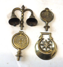(Ref. 3216) 4 x 19th c. antique horse brasses