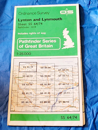 Ordnance survey lynton - lynton, &