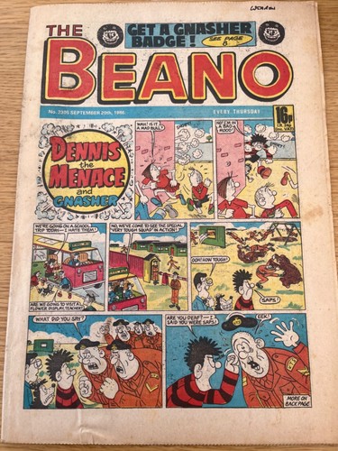 Vintage the beano weekly - the,