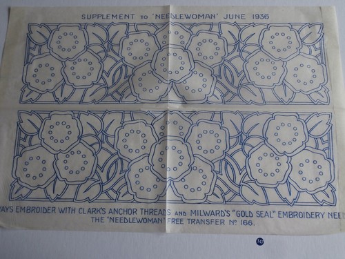 Vintage embroidery transfers
