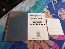 Ford Zephyr Mk2 Original Bound