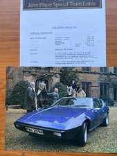 Lotus Elite With T94 F1 Racing Manual Parts Esprit Eclat Elan 7