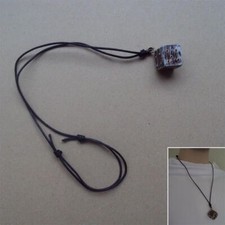 Wooden Dice Pendant With