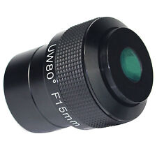 2inch F15mm Ultra Wide Angle 80 Degree Astro Telescope Eyepiece FMC Lens