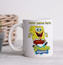 spongebob square pants, personalised ceramic cup
