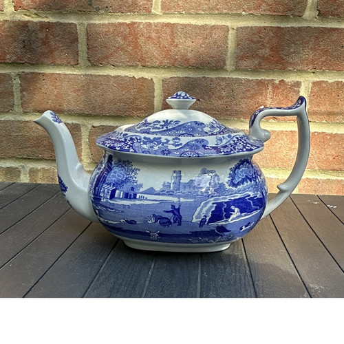 Spode blue white landscape - blue,