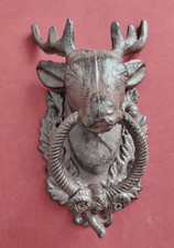 Stag head heavy  door knocker-