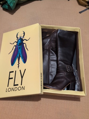 Ladies fly arte brown - arte, boots
