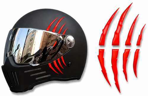 Red monster claw scratch - monster,