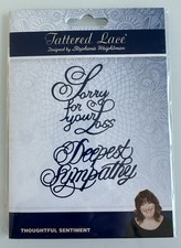 Tattered Lace Die - Thoughtful