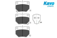 REAR BRAKE PADS SET KBP-6545