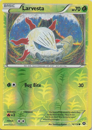 Larvesta reverse holo common - larvesta,