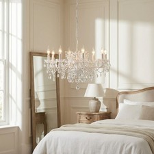 French 8 Arm Branch White