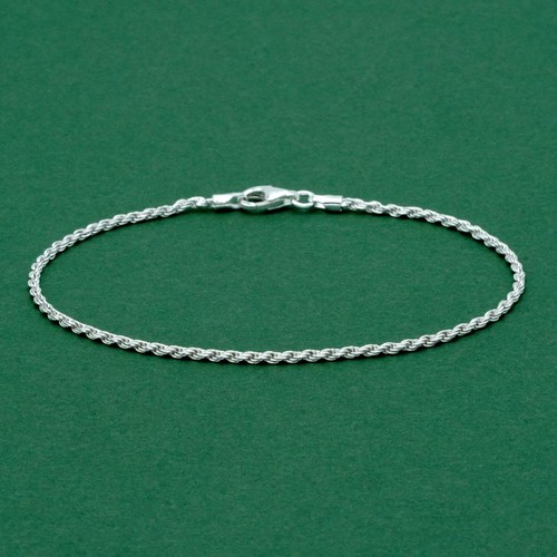 Sterling silver rope chain - rope,