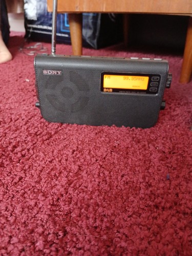 Sony dab radio black serial - black,
