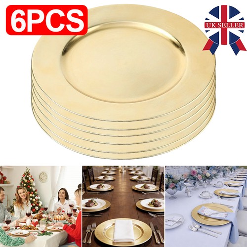 6pcs christmas dinner charger - christmas,