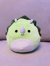 Squishmallows Tristan the Triceratops Plush Toy 8-inch