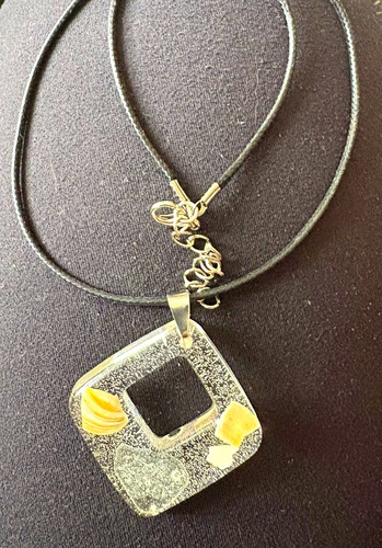 Handmade clear resin square - handmade,
