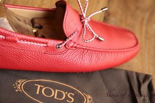 Tod's Tods Red Grain Leather
