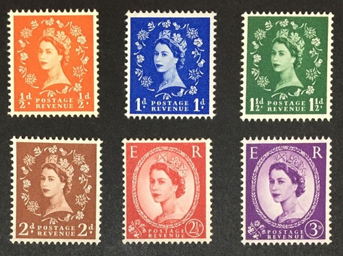 Qeii 1957 first graphite - gb,