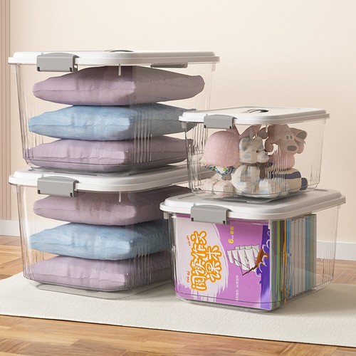 Clear plastic storage - clear, box