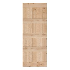 Solid Oak Ledged Door - 5