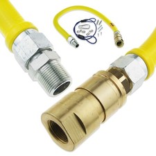 DORMONT HEAVY DUTY COMMERCIAL CATERHOSE YELLOW CATERING GAS CATER HOSE 1m 3/4"