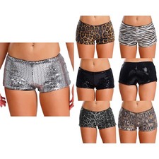 Womens Clubwear Skinny Shorts