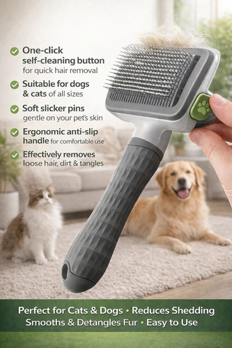 Hair remover pet brush - hair, for