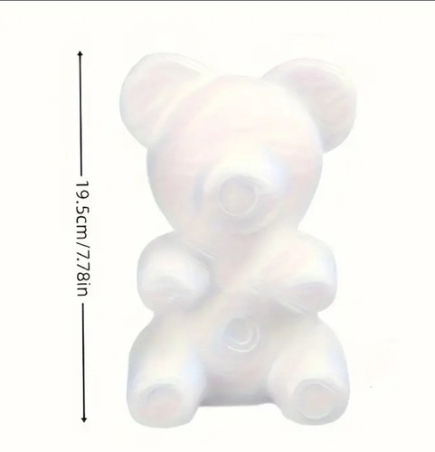 Foam bear model decorations - bear,