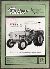 ZETOR Type 6711 TRACTOR