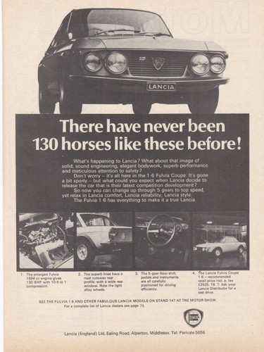Lancia fulvia coupe - 1.6,