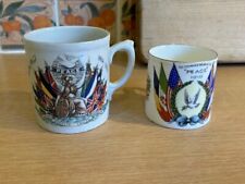 2 - First World War Peace Mugs - 1919 - Aynsley/Unbranded