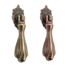 Teardrop Vintage Knob Retro Drawer Finger Pull Knob Antique Bedroom Knobs