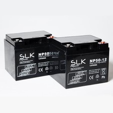 MOBILITY SCOOTER BATTERIES 2 x AGM/GEL 12v 12AH 15AH 33 36 40 50 55 75AH 100AH