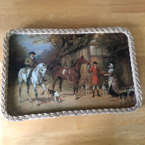 Vintage serving tray featuring - tray,