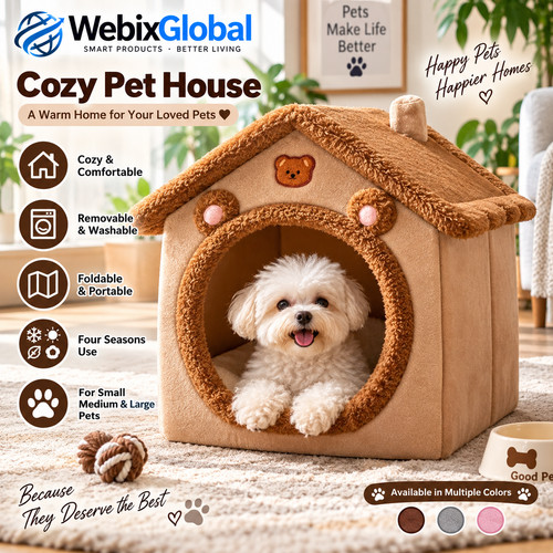Foldable pet house - pet, dog