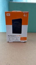 WD Western Digital My Passport For Mac External He’s Drive 4TB - Black