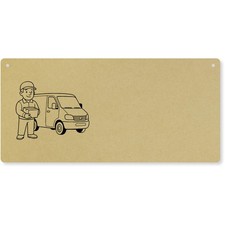 'Delivery Man & Van' Large
