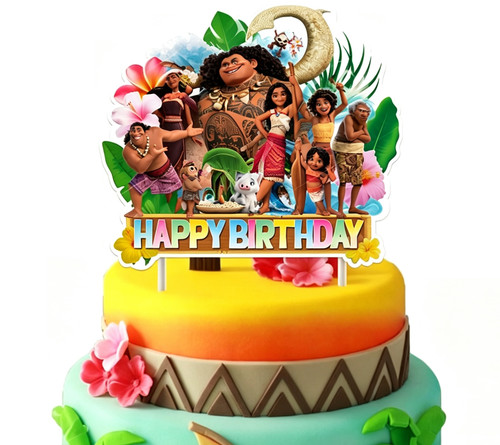 Moana cake topper - topper, birthday
