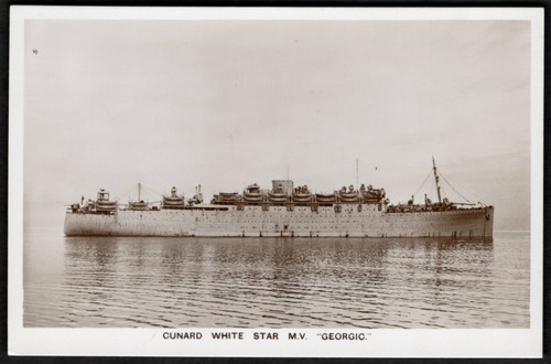 Steamer georgic 1940s - steamer, mv