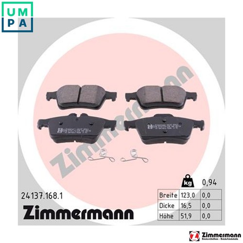 Brake pad set disc - pad,